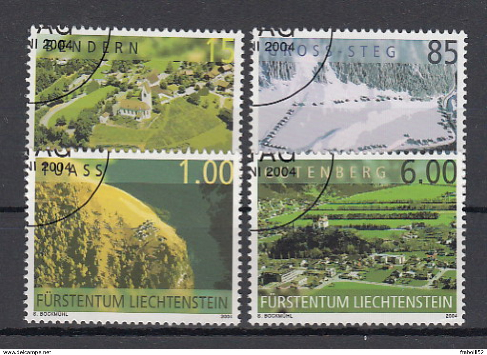Liechtenstein Usati:  N. 1289-92  Lusso. - Oblitérés