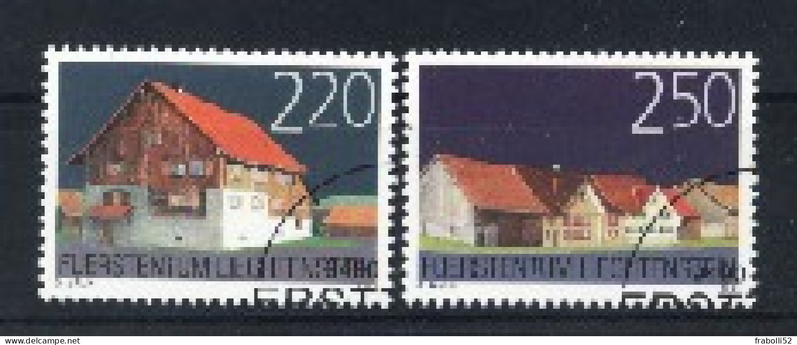 Liechtenstein Usati:  N. 1296-7  Lusso - Oblitérés