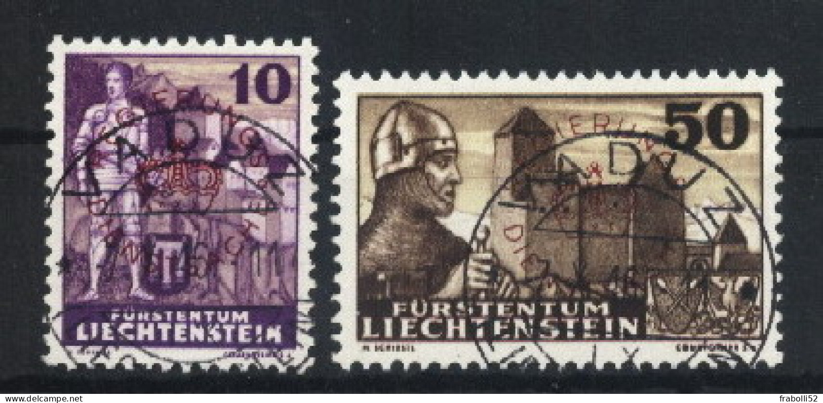 Liechtenstein Usati:  Servizio N. 20-1. - Dienstzegels
