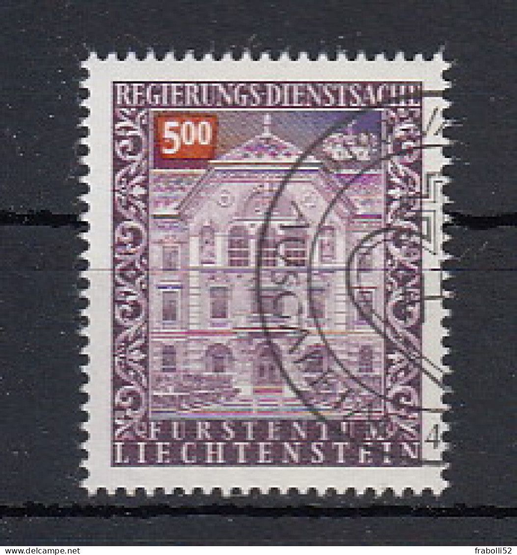 Liechtenstein Usati:  Servizio N. 69 - Dienstzegels