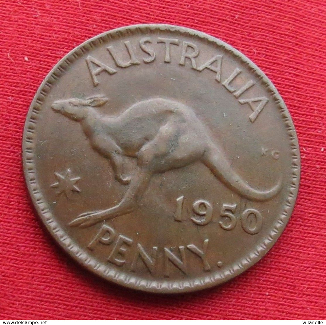 Australia 1 One Penny 1950 KM# 43 *VT  Australie Australien - Autres & Non Classés