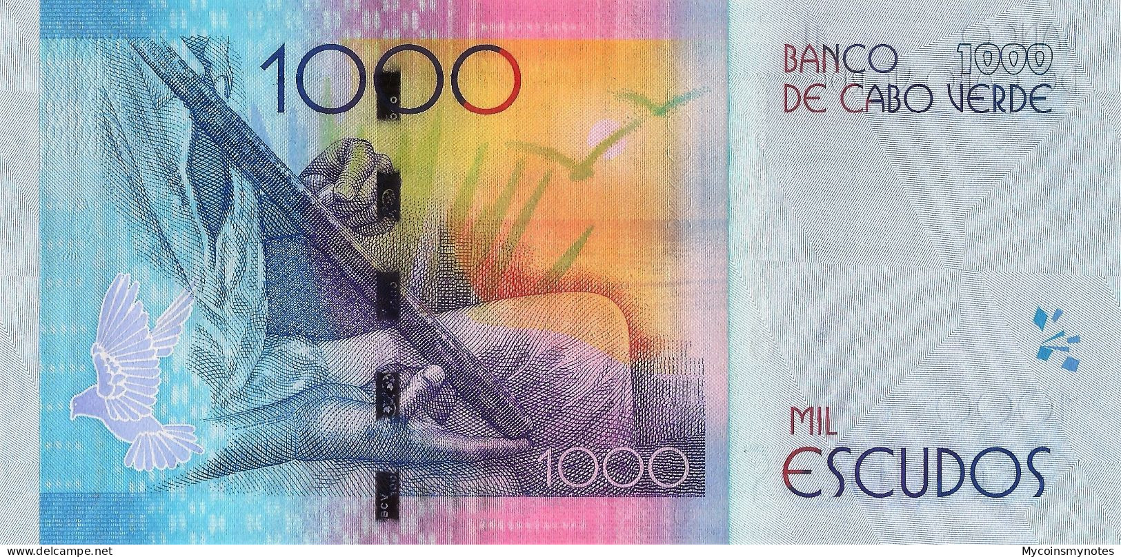 CAPE VERDE 1000 Escudos From 2014, P73, "Z" Replacement Banknote, UNC - Cap Verde