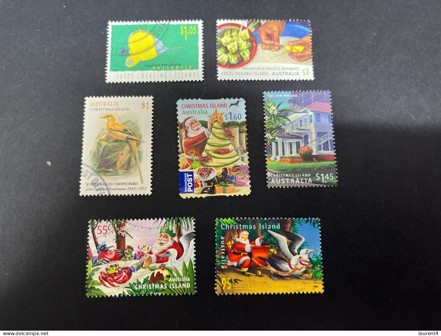 (stamp 19-12-2023) Australia Christmas Island & Cocos Islands - 7 Stamps - Christmas Island