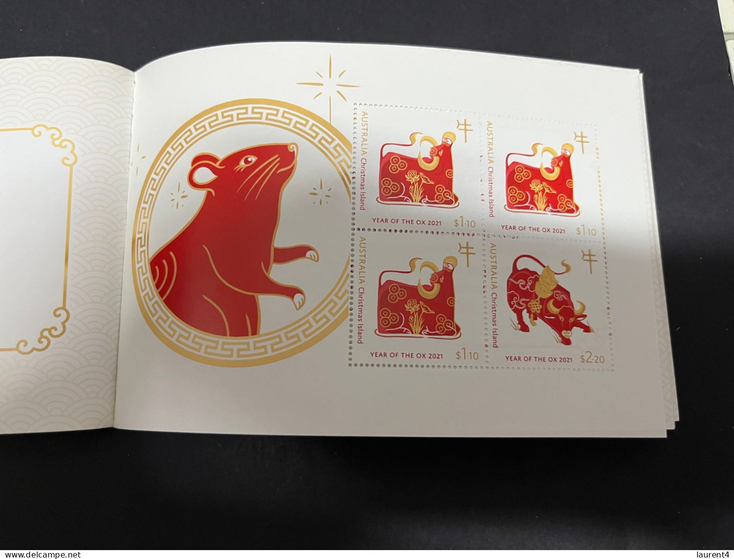 (stamp 19-12-2023) Australia 2021 - Mint Stamp Booklet - Chinese New Year Of The OX - Carnets