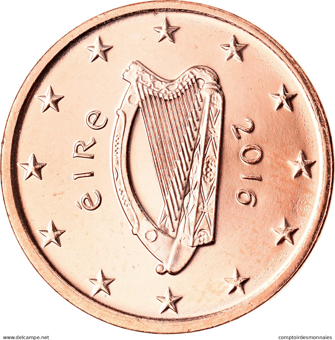 IRELAND REPUBLIC, 2 Euro Cent, 2016, Sandyford, SPL, Copper Plated Steel - Ireland