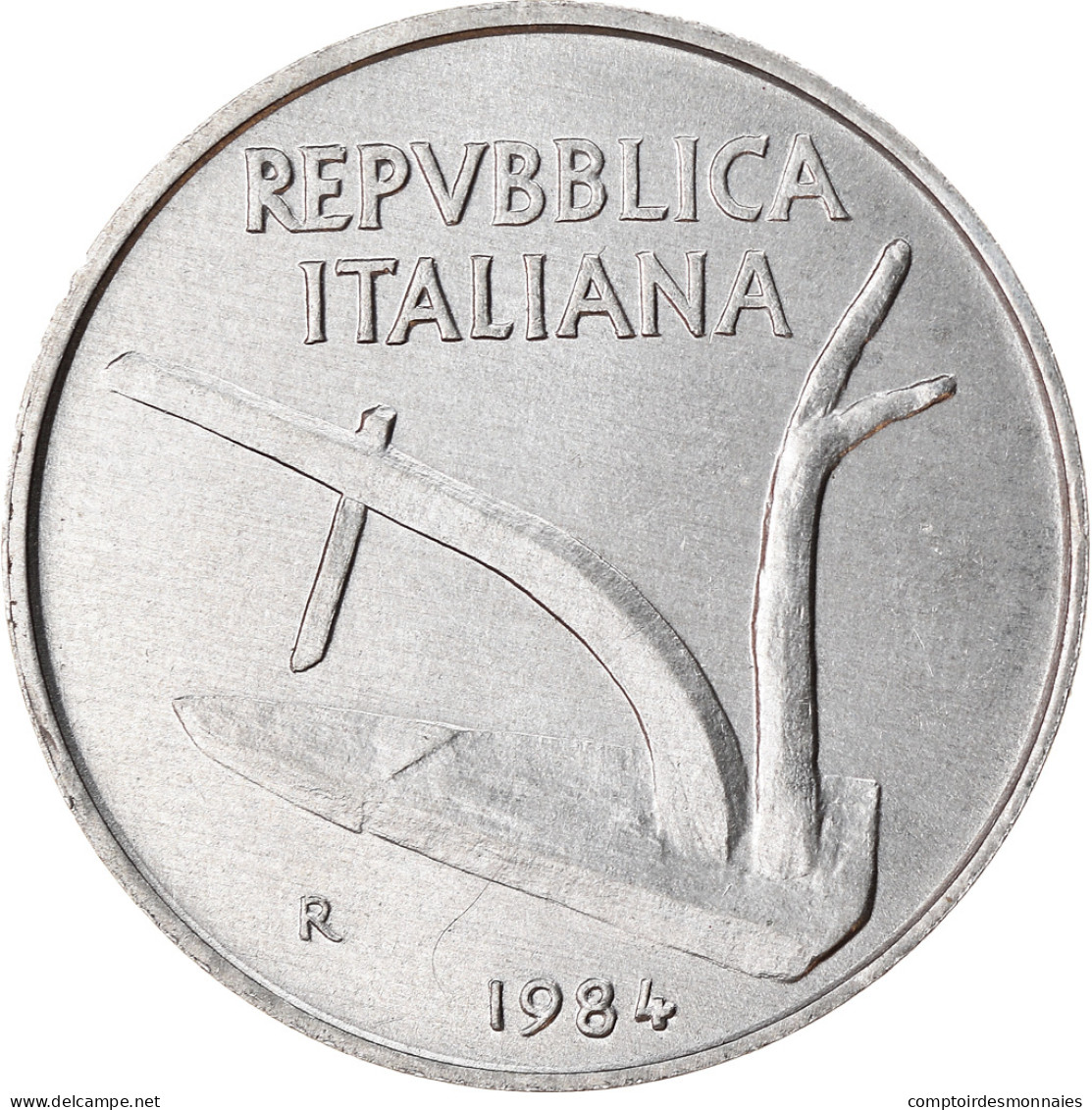 Monnaie, Italie, 10 Lire, 1984, Rome, TTB, Aluminium, KM:93 - 10 Lire