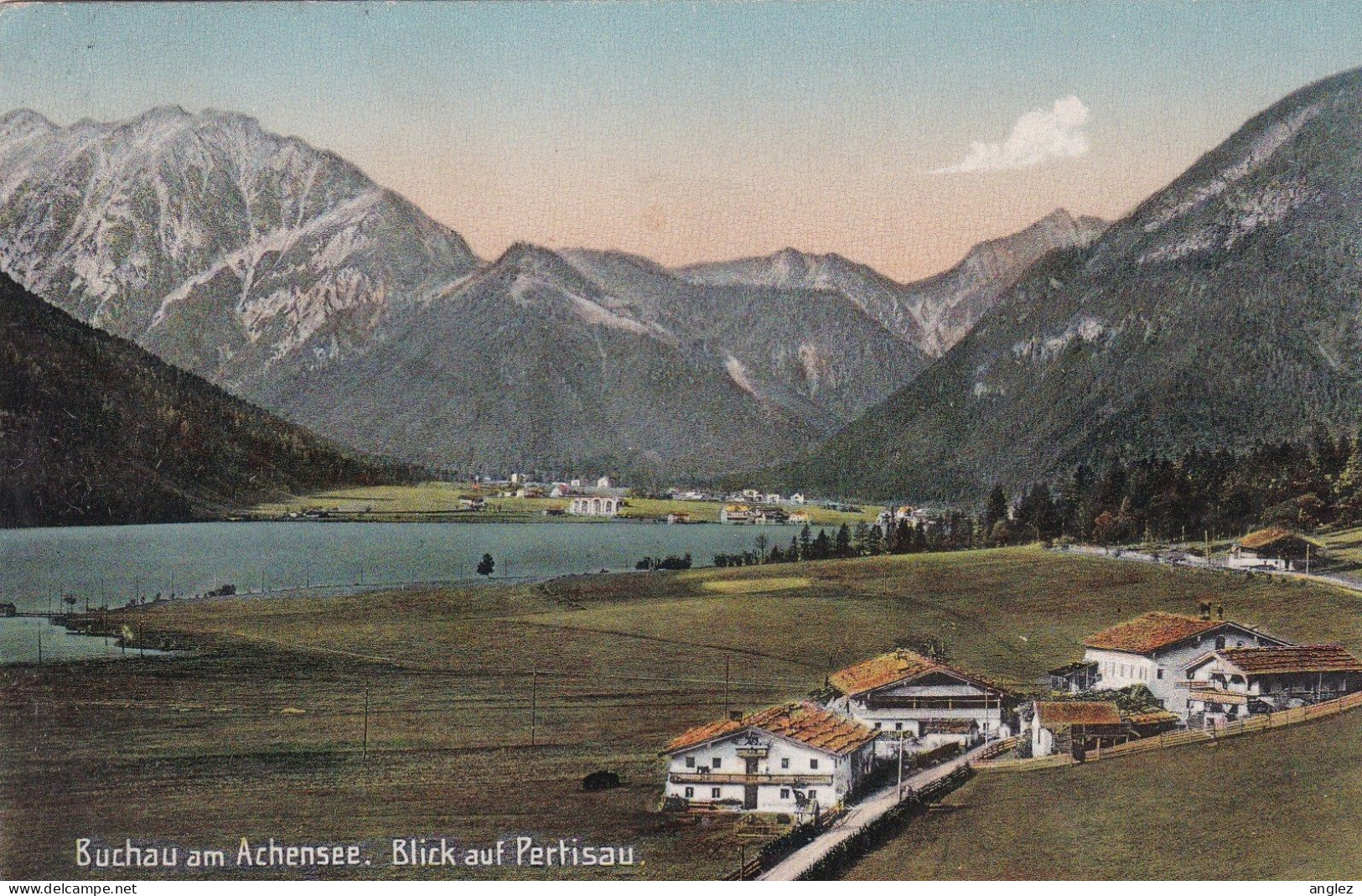 Germany - Buchau Am Achensee / Blick Auf Pertisau Posted Munchen 1910 - Bad Buchau
