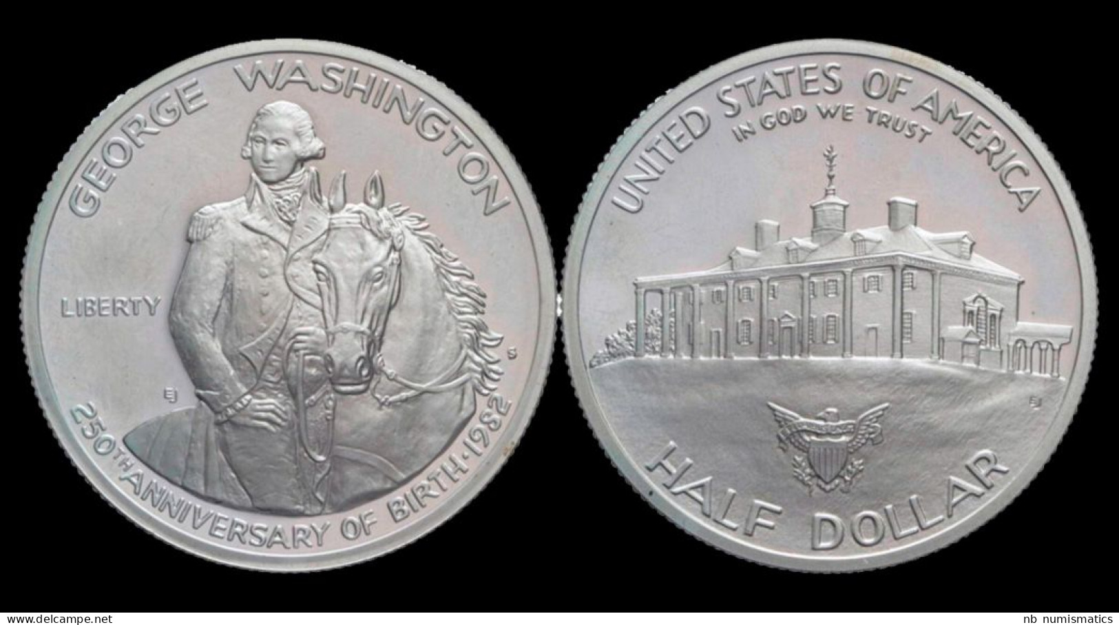 USA Half Dollar 1982 George Washington UNC - Non Classificati