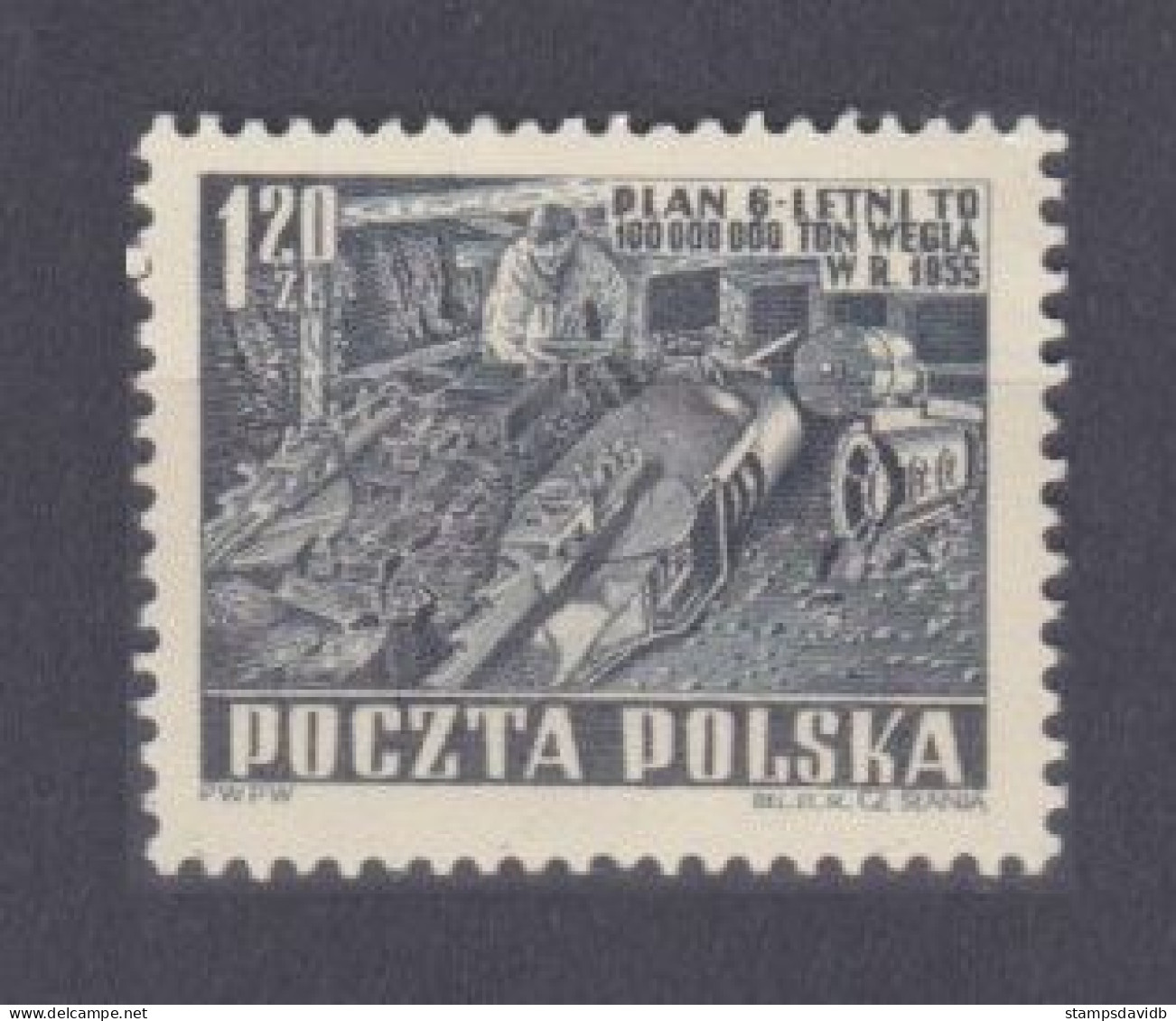 1951 Poland 716 Coal Mining - Neufs