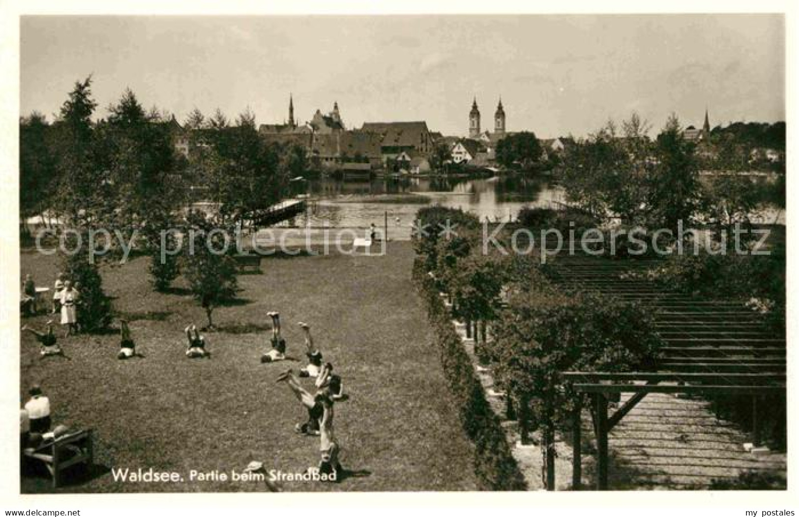 42751481 Waldsee Bad Partie Beim Strandbad Waldsee Bad - Bad Waldsee