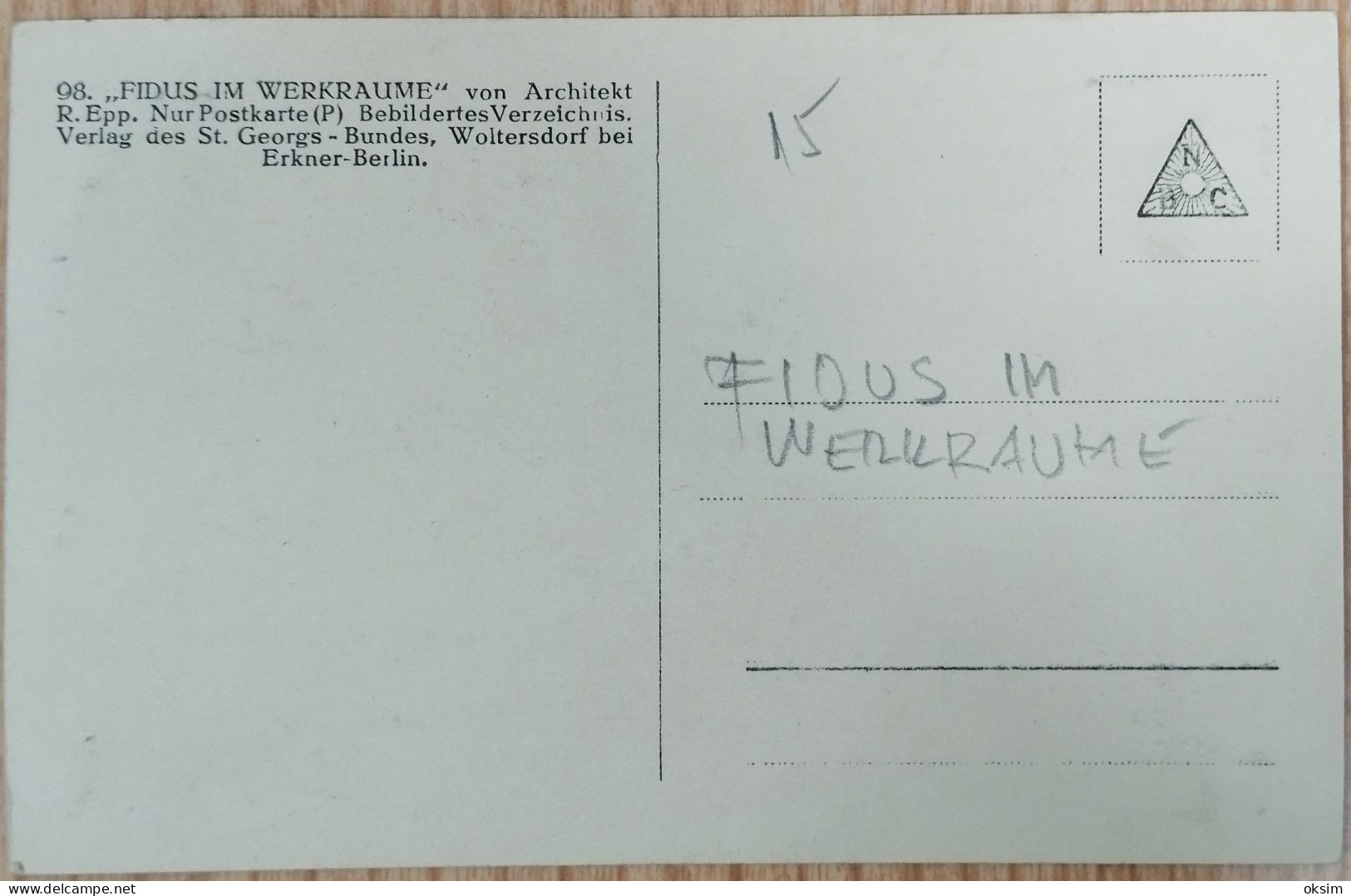 FIDUS IM WERKRAUME - Fidus