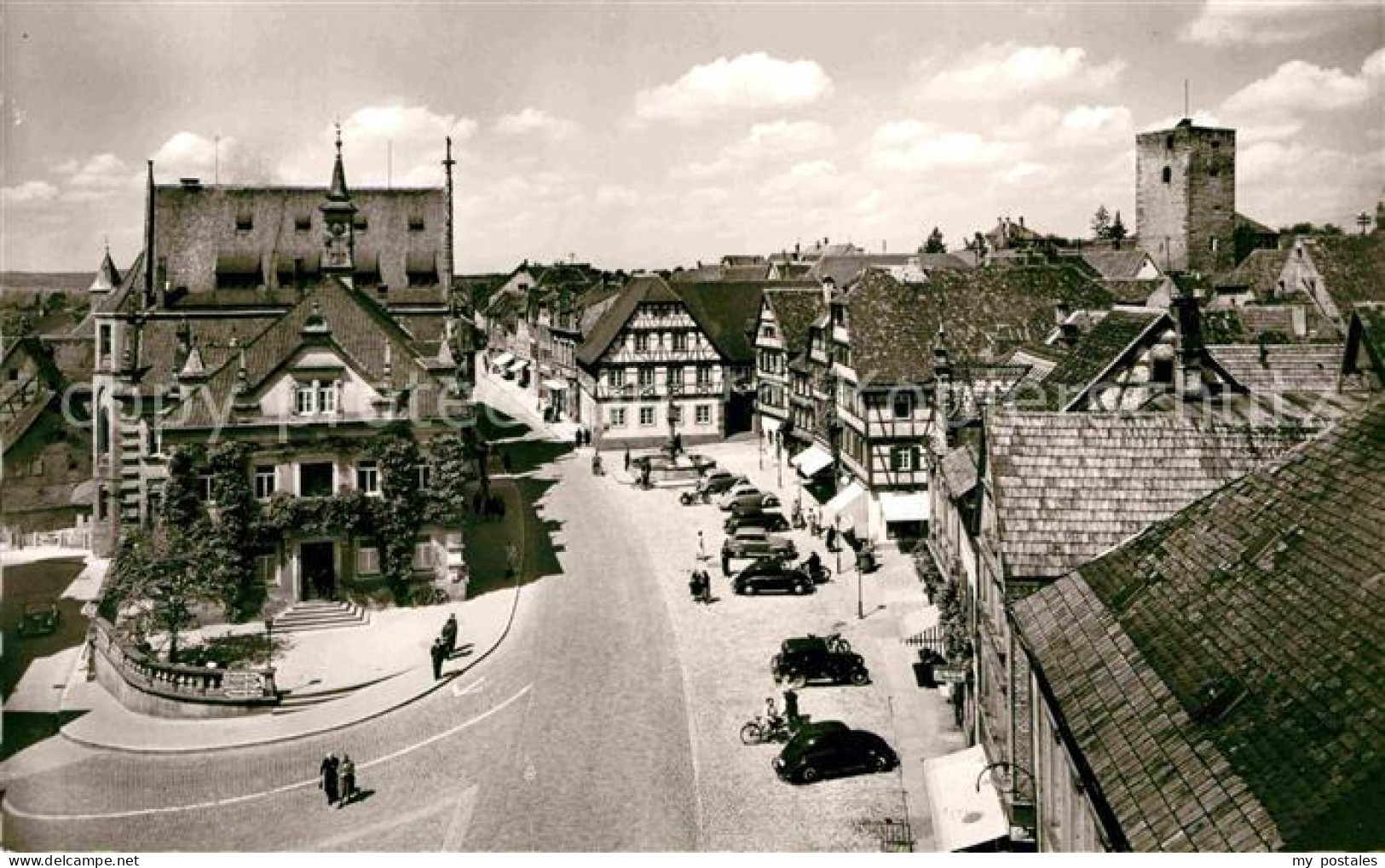 42750832 Bretten Baden Hauptstrasse Mit Rathaus Bretten Baden - Bretten