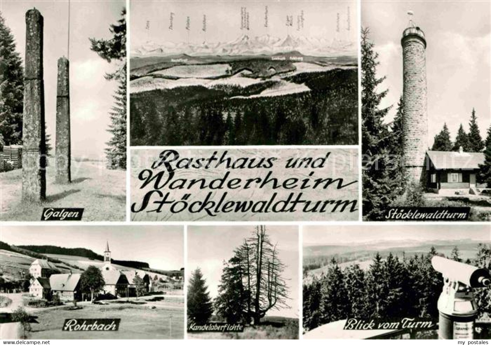 42748513 Rohrbach Furtwangen Galgen Stoecklewaldturm Panorama  Furtwangen Im Sch - Furtwangen