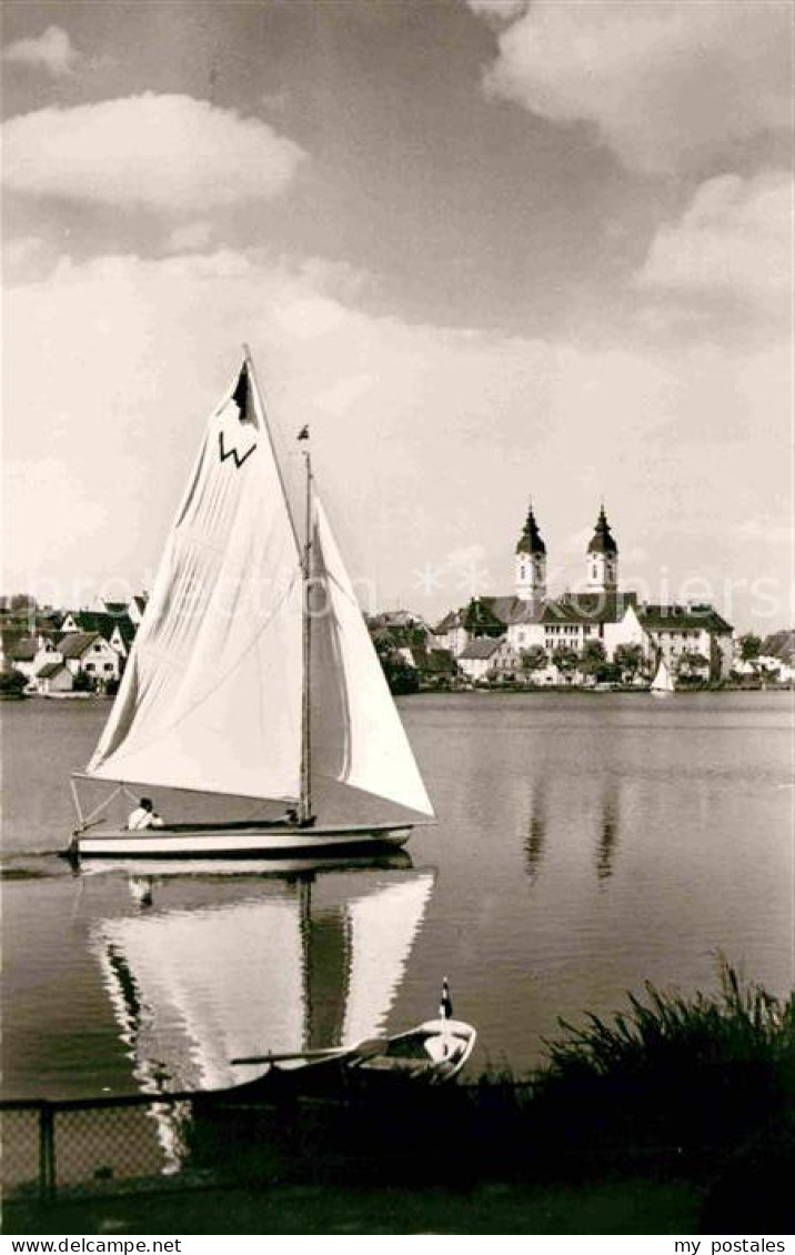 42746982 Bad Waldsee Segelboot Stiftskirche  Bad Waldsee - Bad Waldsee