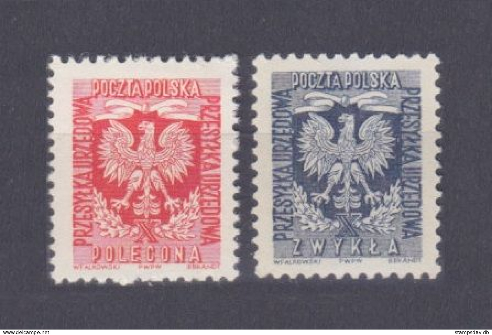 1954 Poland D27-D28 Eagle - Neufs