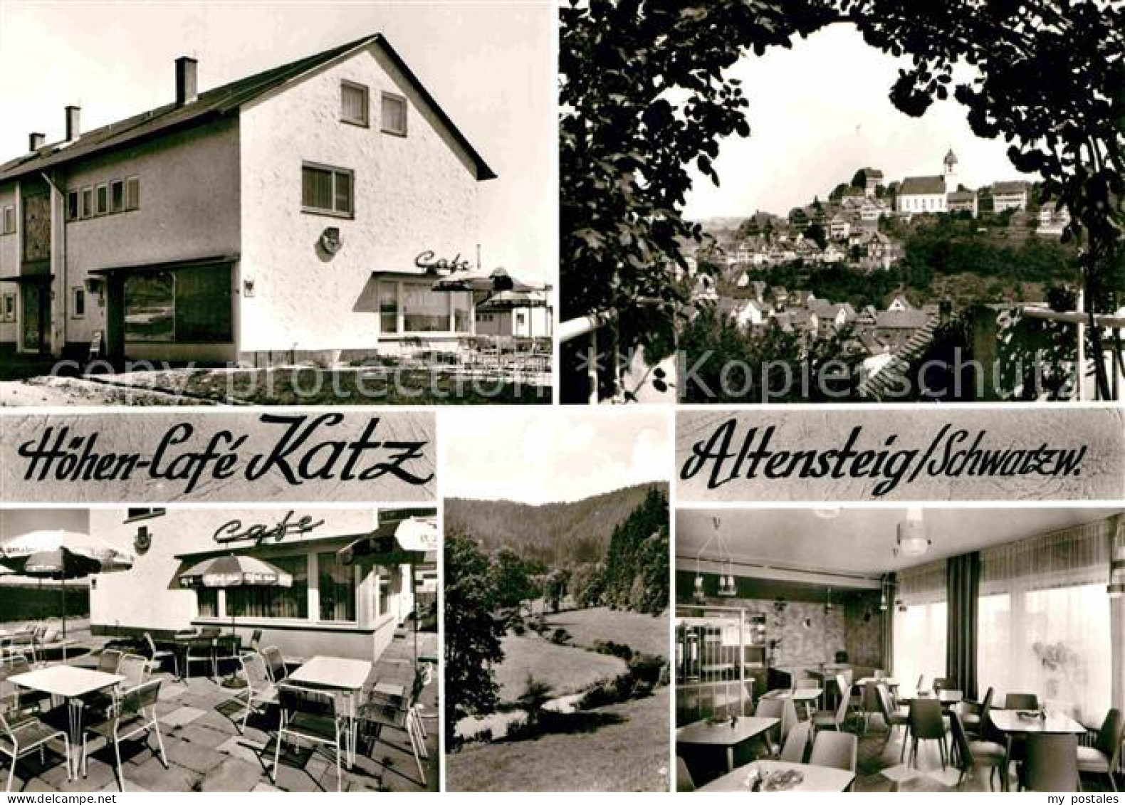 42746545 Altensteig Schwarzwald Hoehen Cafe Katz Altensteig Schwarzwald - Altensteig