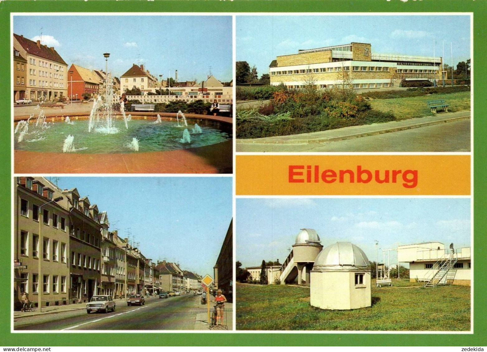 E9232 - TOP Eilenburg Sternwarte Schwimmhalle - Verlag Bild Und Heimat Reichenbach - Eilenburg