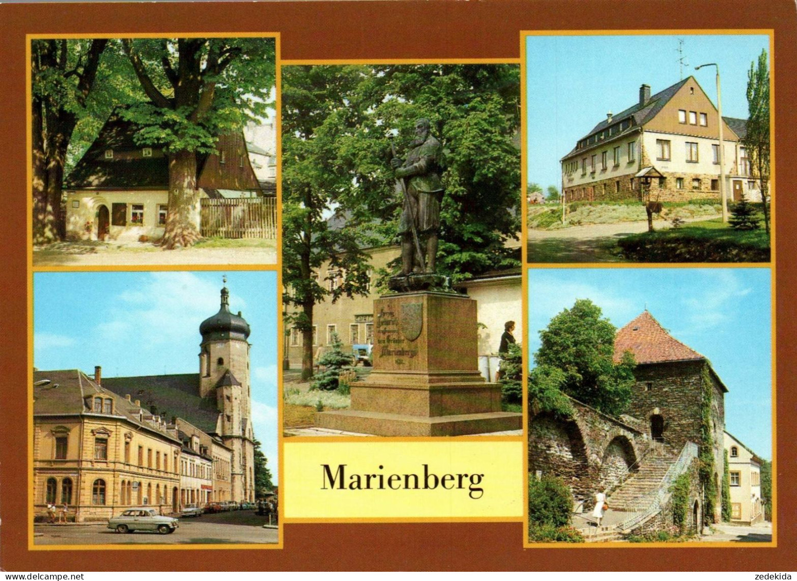 G8260 - TOP Marienberg  - Verlag Bild Und Heimat Reichenbach - Marienberg