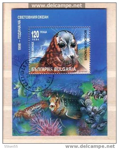 1998 Year On World Ocean S/S- Used  (O) BULGARIA / Bulgarie - Used Stamps