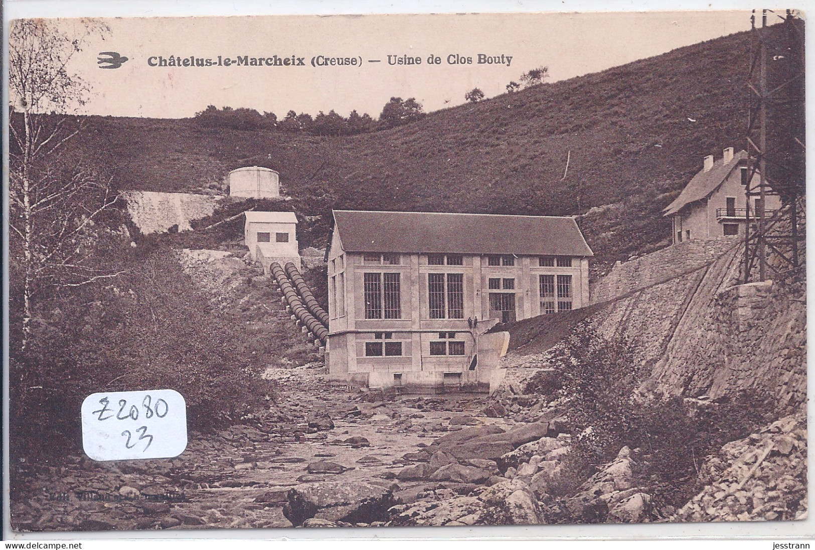 CHARTELUS-LE-MARCHEIX- USINE DE CLOS BOUTY - Chatelus Malvaleix