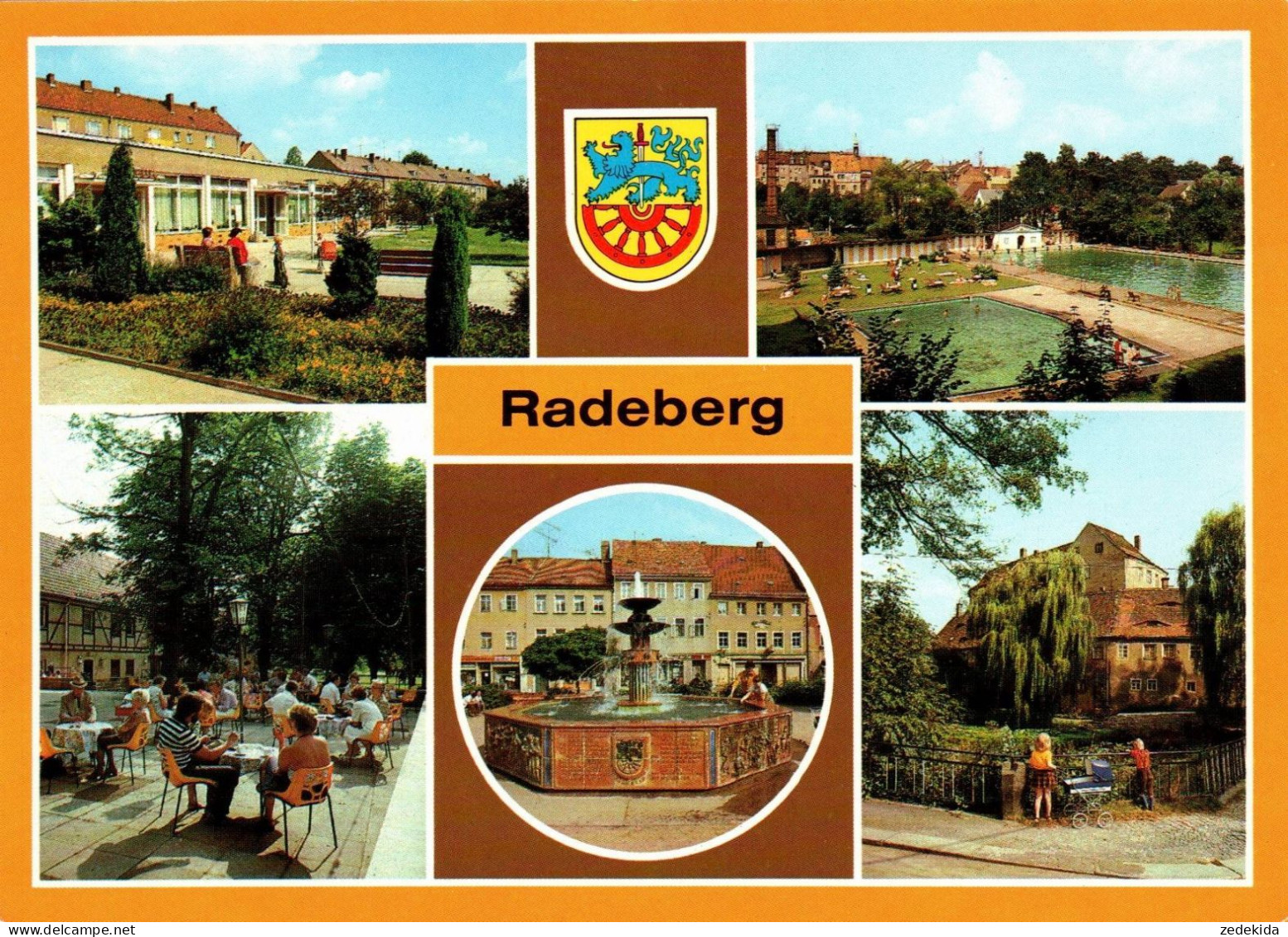 G8638 - TOP Radeberg - Freibad - Verlag Bild Und Heimat Reichenbach - Radeberg