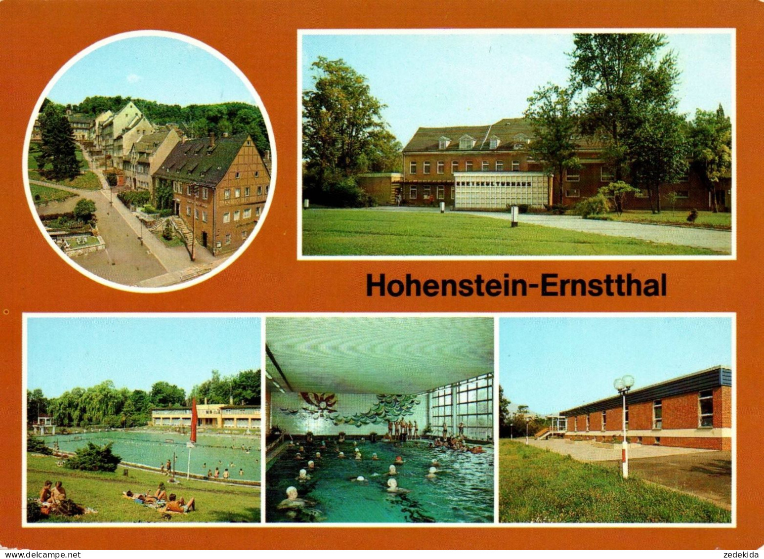 G8644 - TOP Hohenstein Ernstthal Kulturhaus Stadtbad - Verlag Bild Und Heimat Reichenbach - Hohenstein-Ernstthal