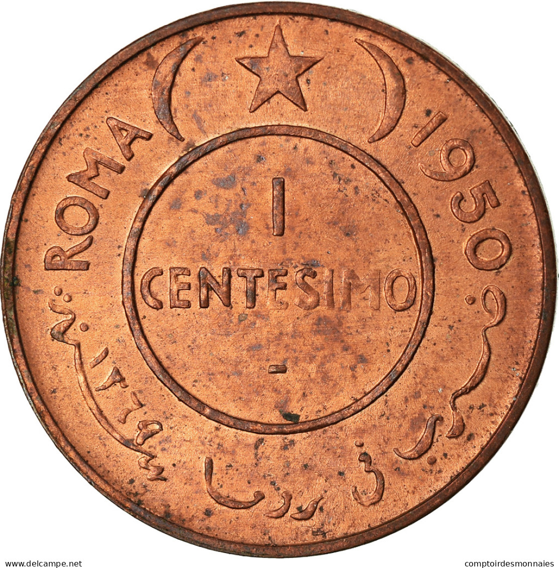 Monnaie, Somalie, Centesimo, 1950, SUP+, Cuivre, KM:1 - Somalia