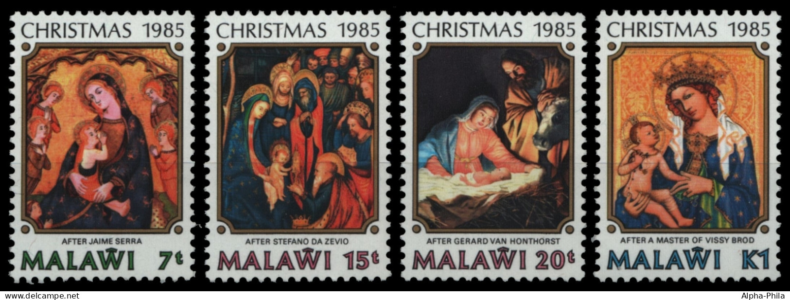Malawi 1985 - Mi-Nr. 457-460 ** - MNH - Weihnachten / X-mas - Malawi (1964-...)