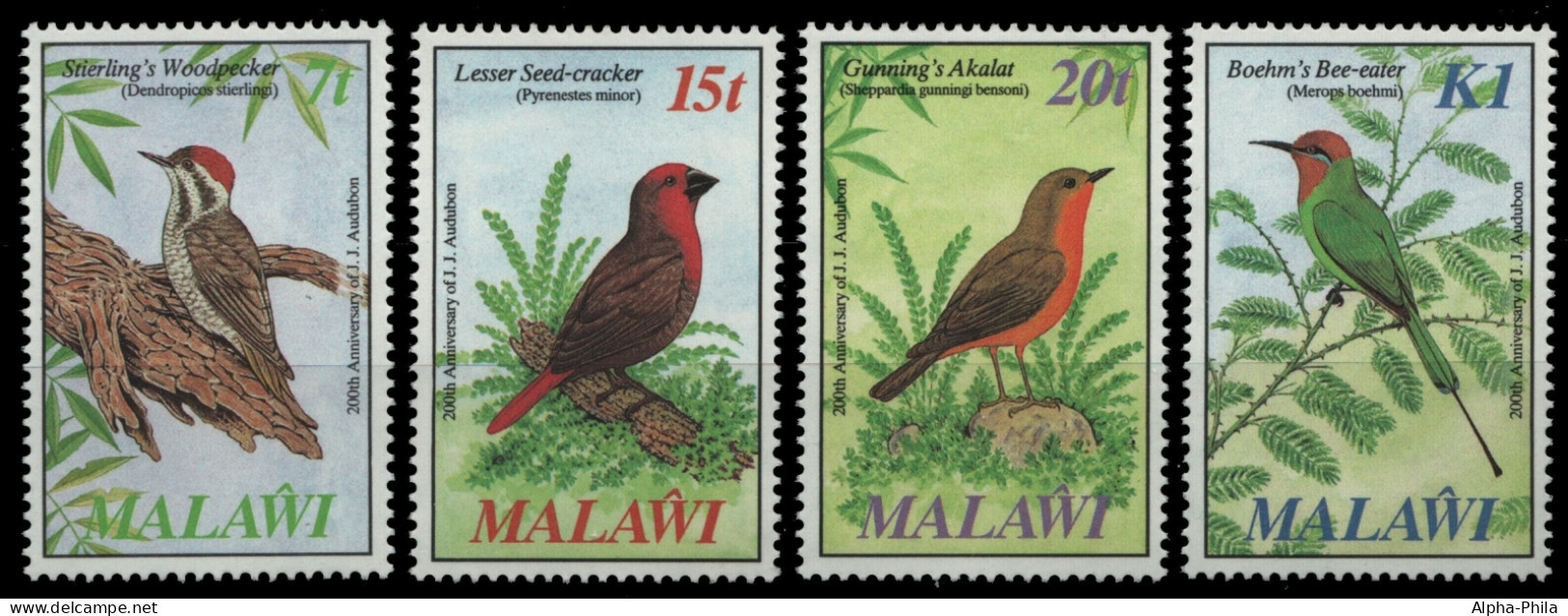 Malawi 1985 - Mi-Nr. 453-456 ** - MNH - Vögel / Birds - Malawi (1964-...)