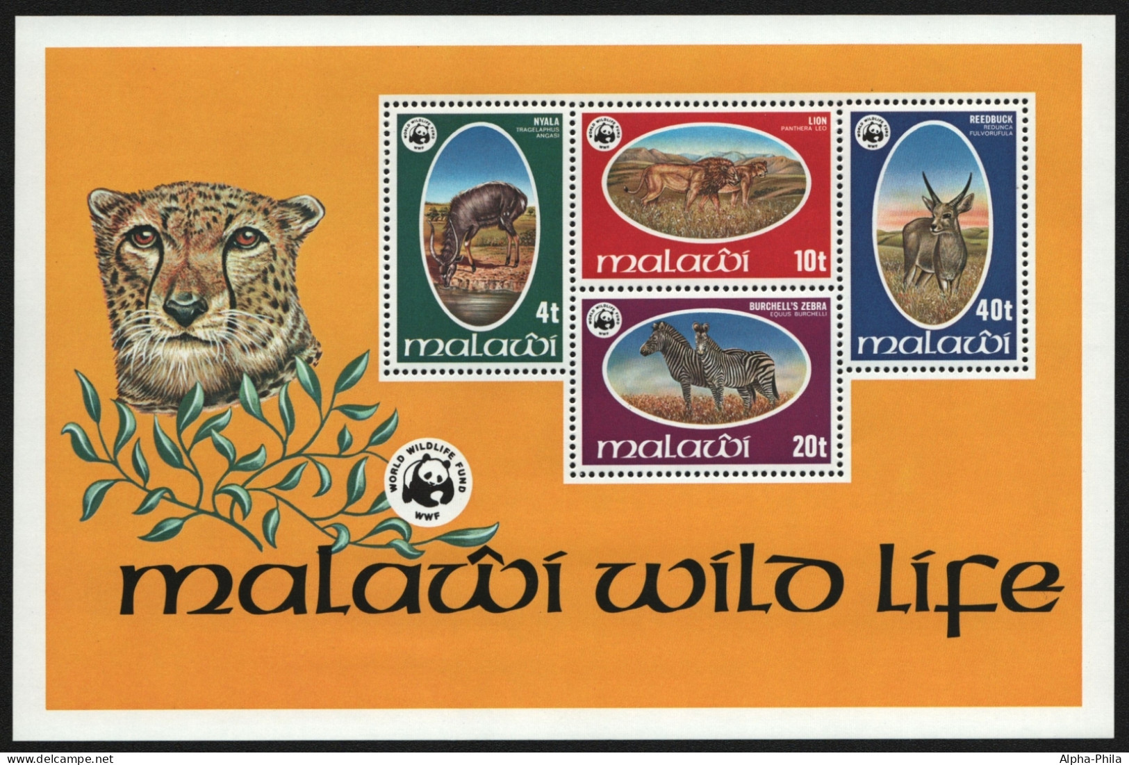 Malawi 1978 - Mi-Nr. Block 52 ** - MNH - Wildtiere / Wild Animals (III) - Malawi (1964-...)