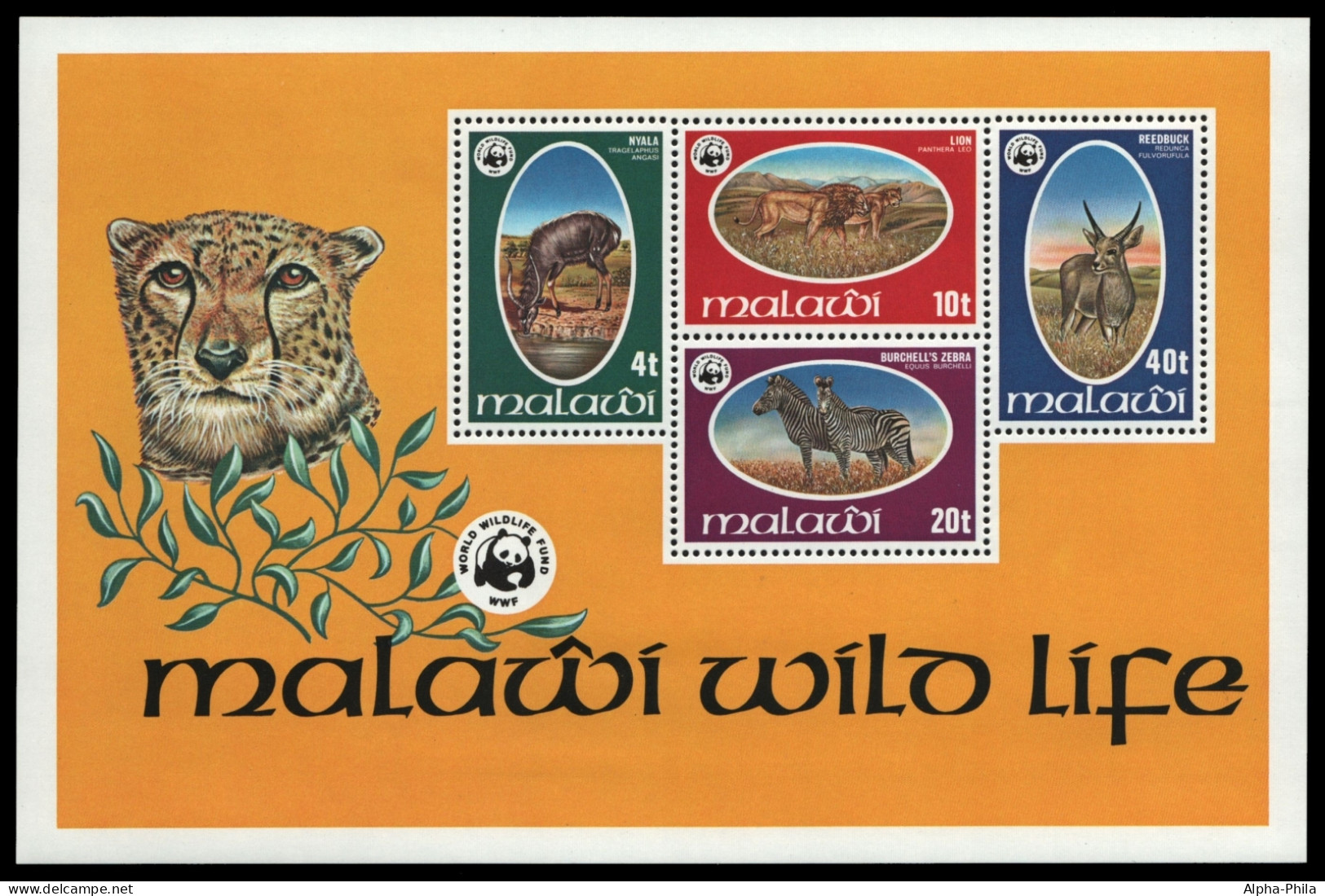 Malawi 1978 - Mi-Nr. Block 52 ** - MNH - Wildtiere / Wild Animals (II) - Malawi (1964-...)