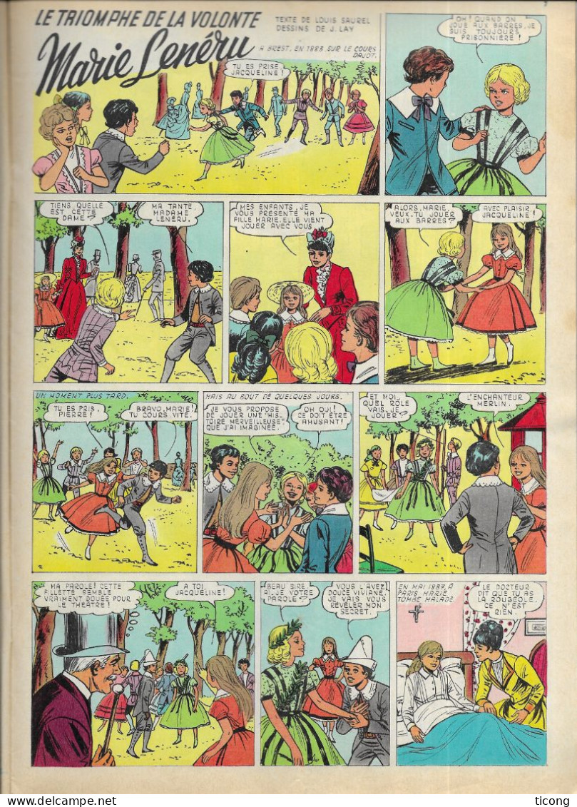 FRIPOUNET ET MARISETTE BD 1962 - OISEAUX AQUATIQUES, BARAGES HYDRO EMECTRIQUE, MARIE LENERU, SYLVAIN ET SYLVETTE... - Fripounet