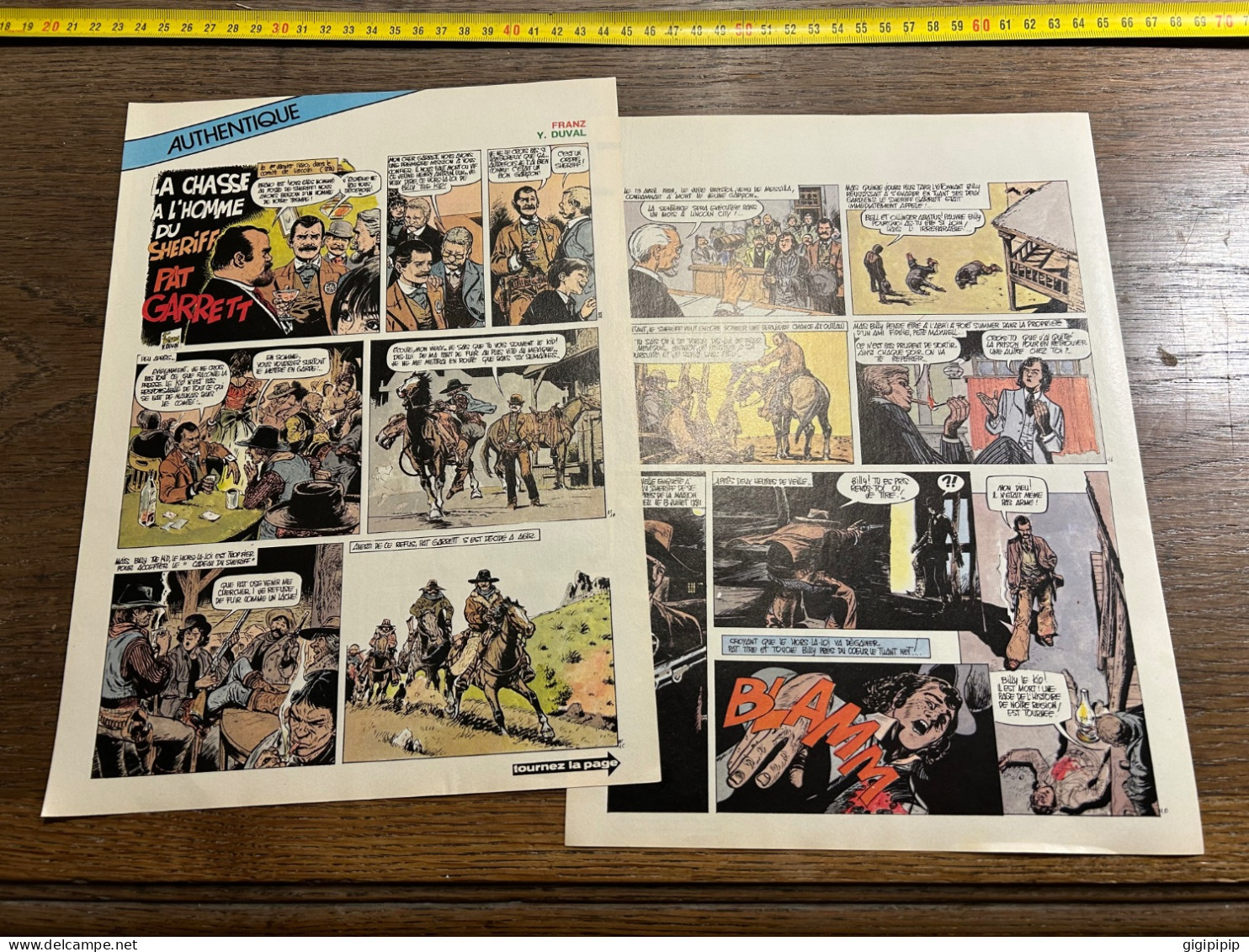 Histoire Illustrée CHASSE A L'HOMME SHERiFF PAT GARRETT Billy Le The Kid FRANZ - Collections