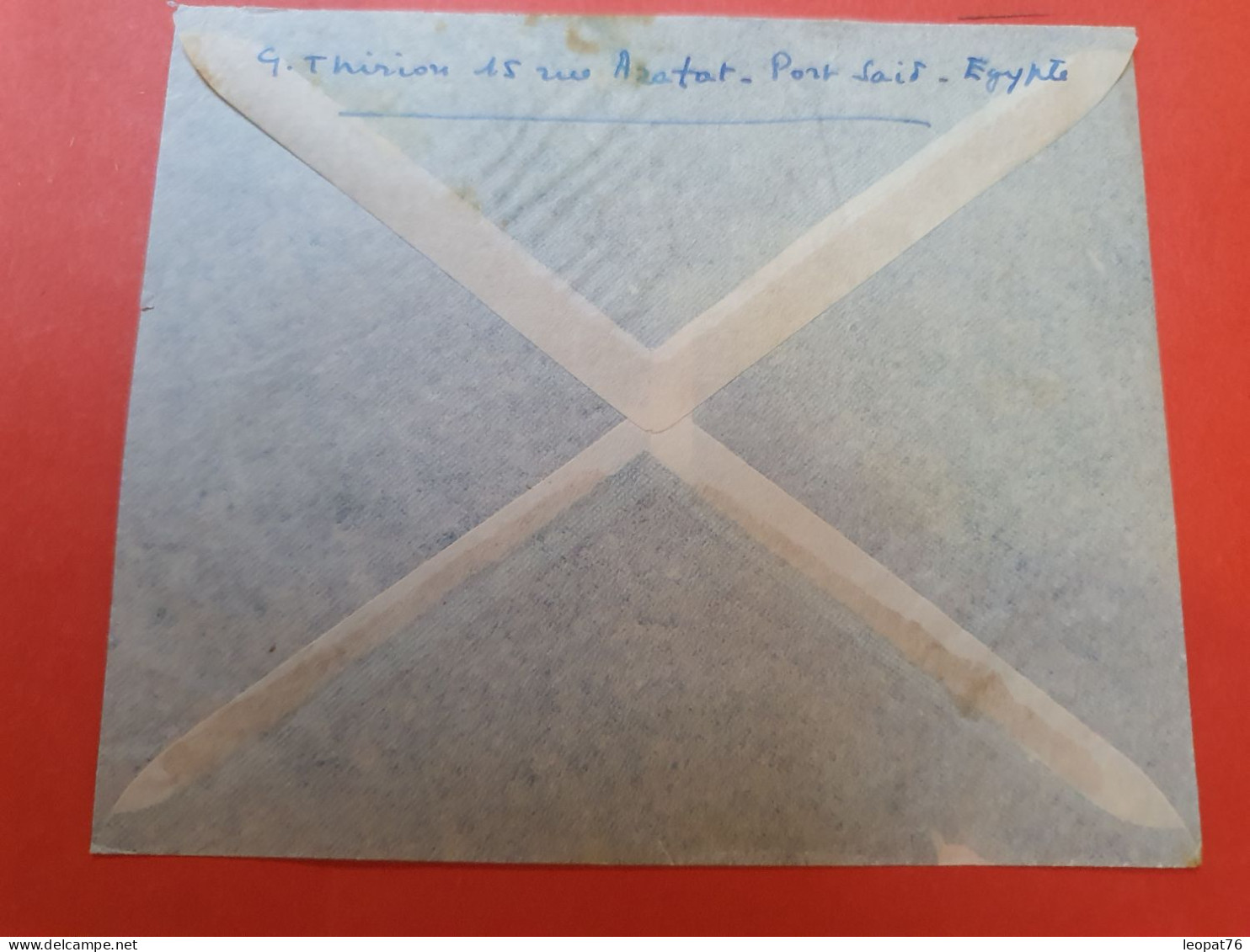 Egypte - Enveloppe De Port Saïd Pour La France En 1947 - D 189 - Briefe U. Dokumente