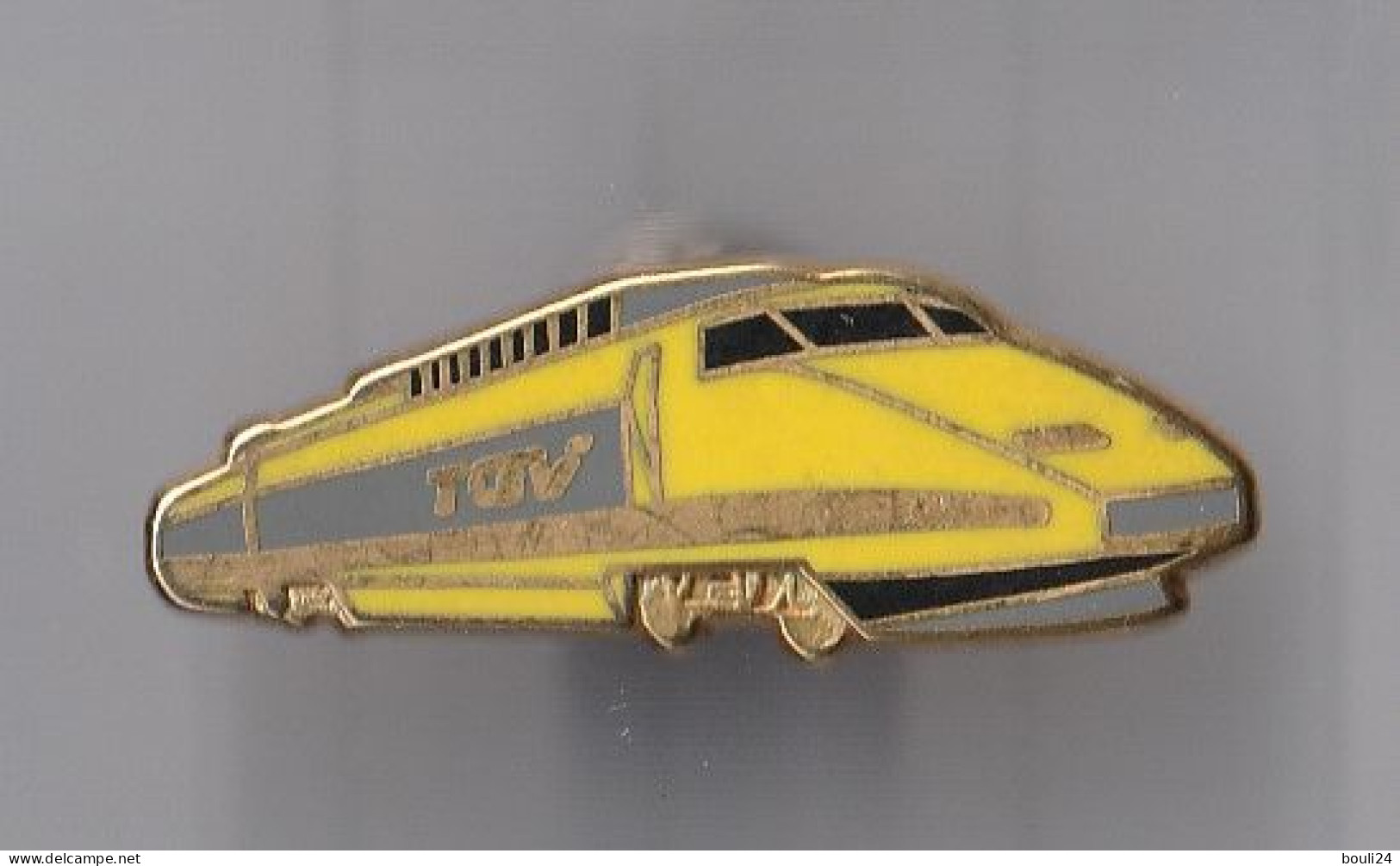 PIN'S   THEME   SNCF  TGV  COULEUR JAUNE  SIGNE  BALLARD - TGV