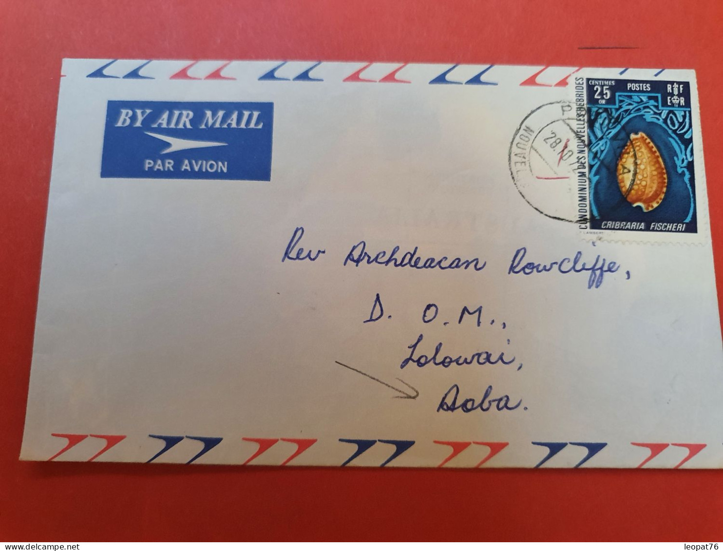 Nouvelle Hébrides - Enveloppe De Vila Pour Lolowaï En 1972 - D 192 - Covers & Documents