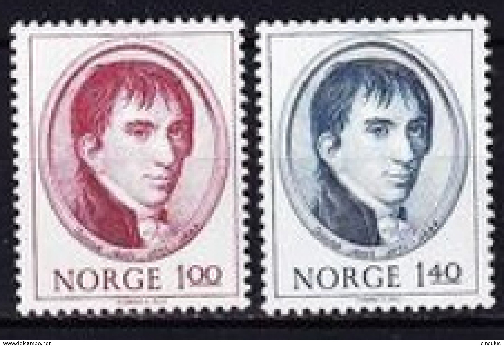 1973. Norway. Jakob Aall (1773-1844) Historian And Statesman. MNH. Mi. Nr. 666-67 - Neufs