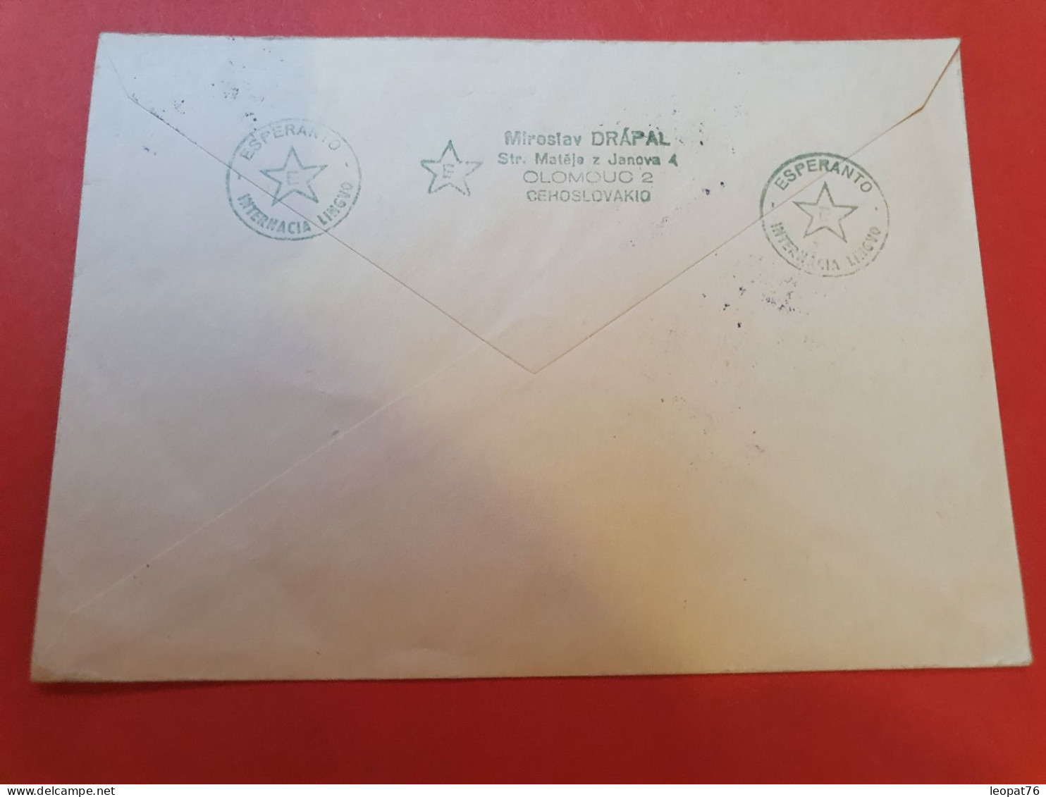 Tchécoslovaquie - Cachet D'Esperento Sur Enveloppe Pour La France En 1971 - D 194 - Brieven En Documenten