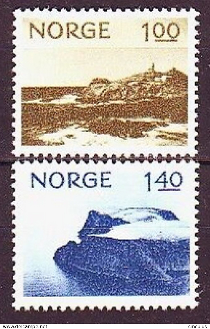 1974. Norway. Tourism. MNH. Mi. Nr. 679-80 - Unused Stamps