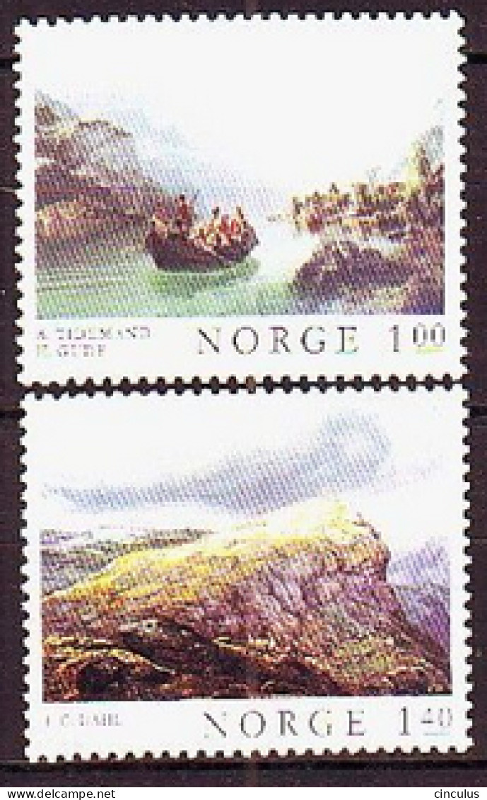 1974. Norway. Paintings. MNH. Mi. Nr. 681-82 - Unused Stamps