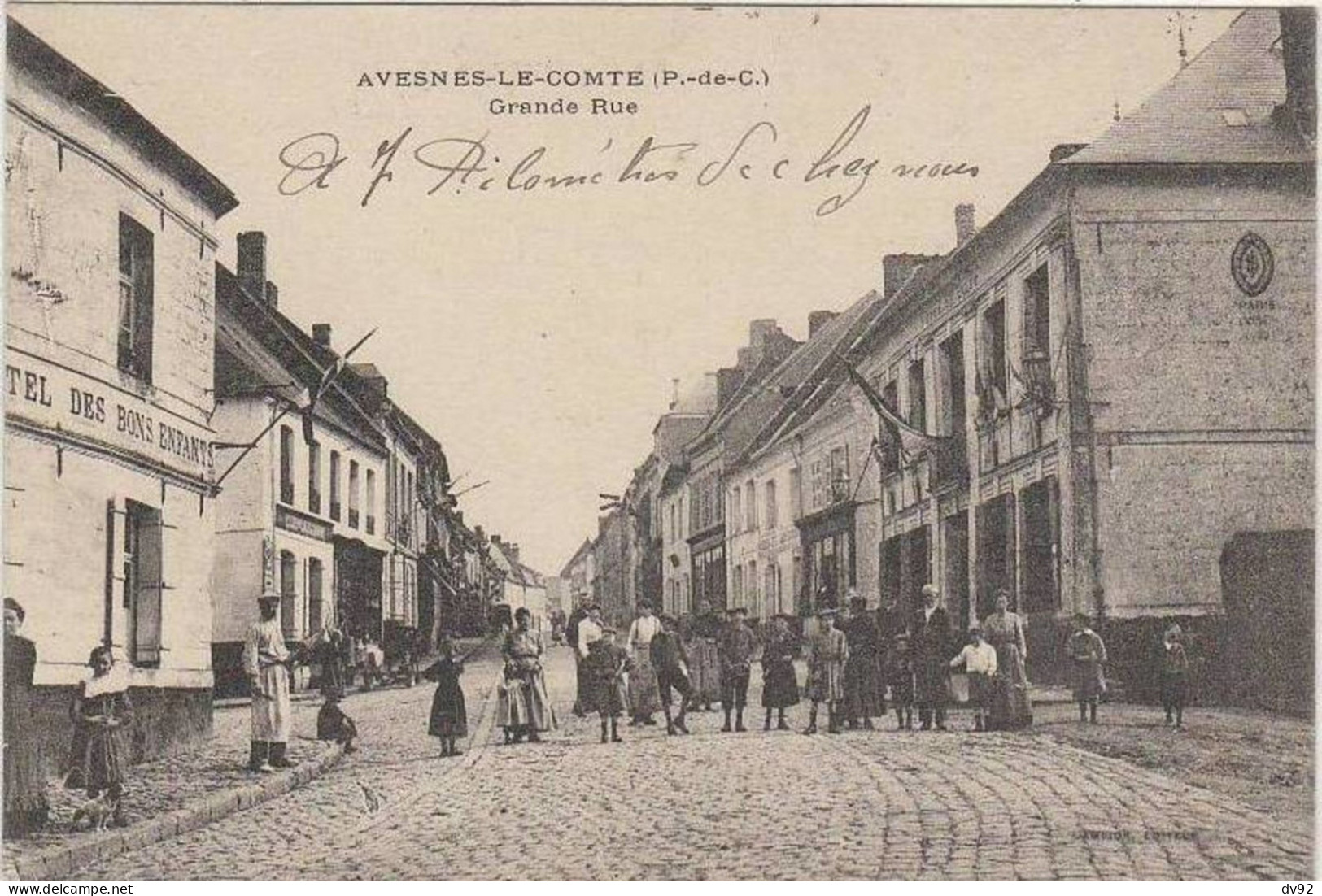 PAS DE CALAIS AVESNES LE COMTE GRANDE RUE - Avesnes Le Comte