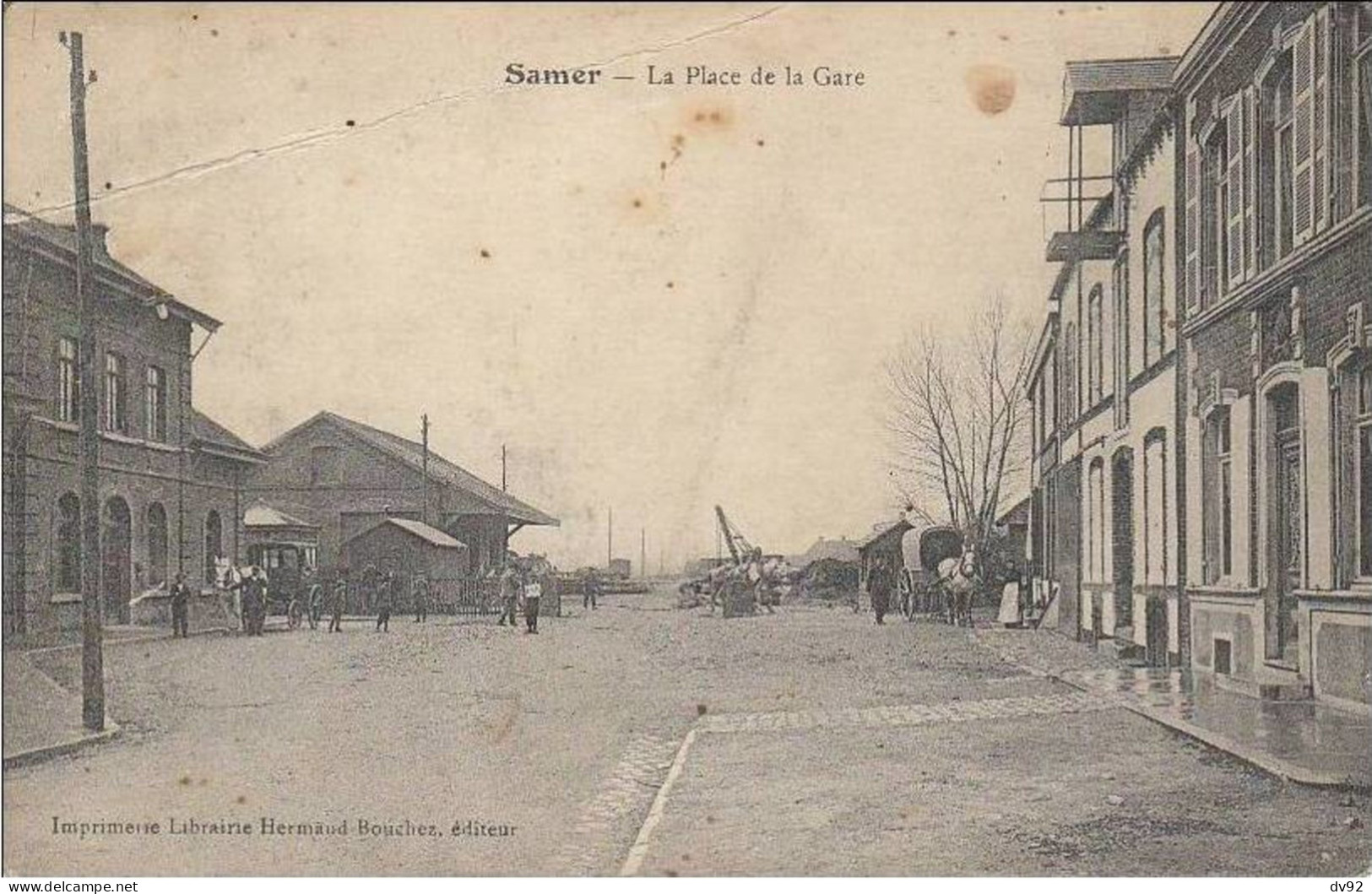 PAS DE CALAIS SAMER PLACE DE LA GARE - Samer