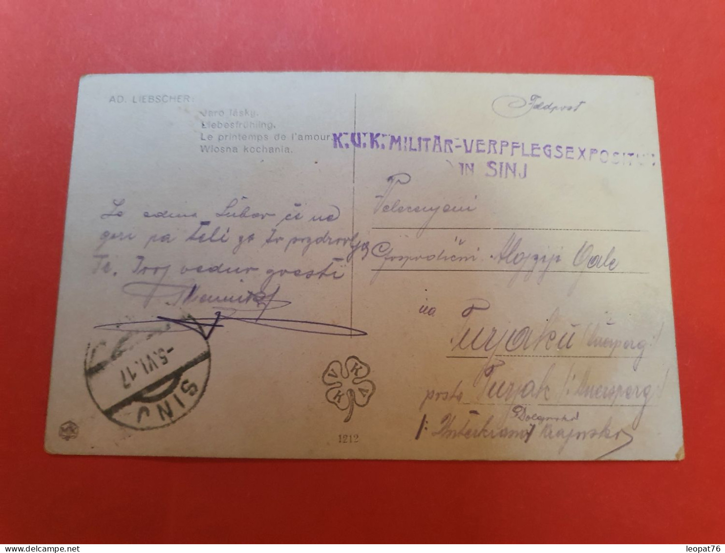 Autriche - Cachet Militaire Sur Carte Postale En Feldpost En 1917 - D 203 - Lettres & Documents