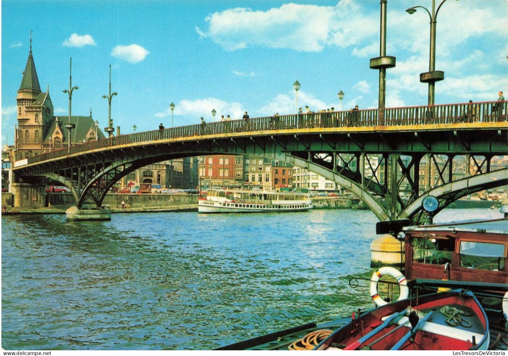 BELGIQUE - Liège - Grand'Poste Et Passerelle - Carte Postale Récente - Liege