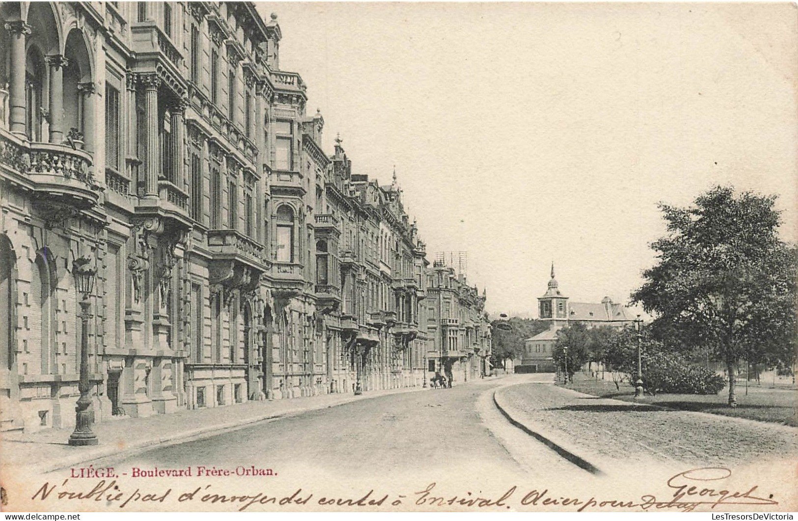 BELGIQUE - Liège - Boulevard Frère Orban - Dos Non Divisé - Carte Postale Ancienne - Liege