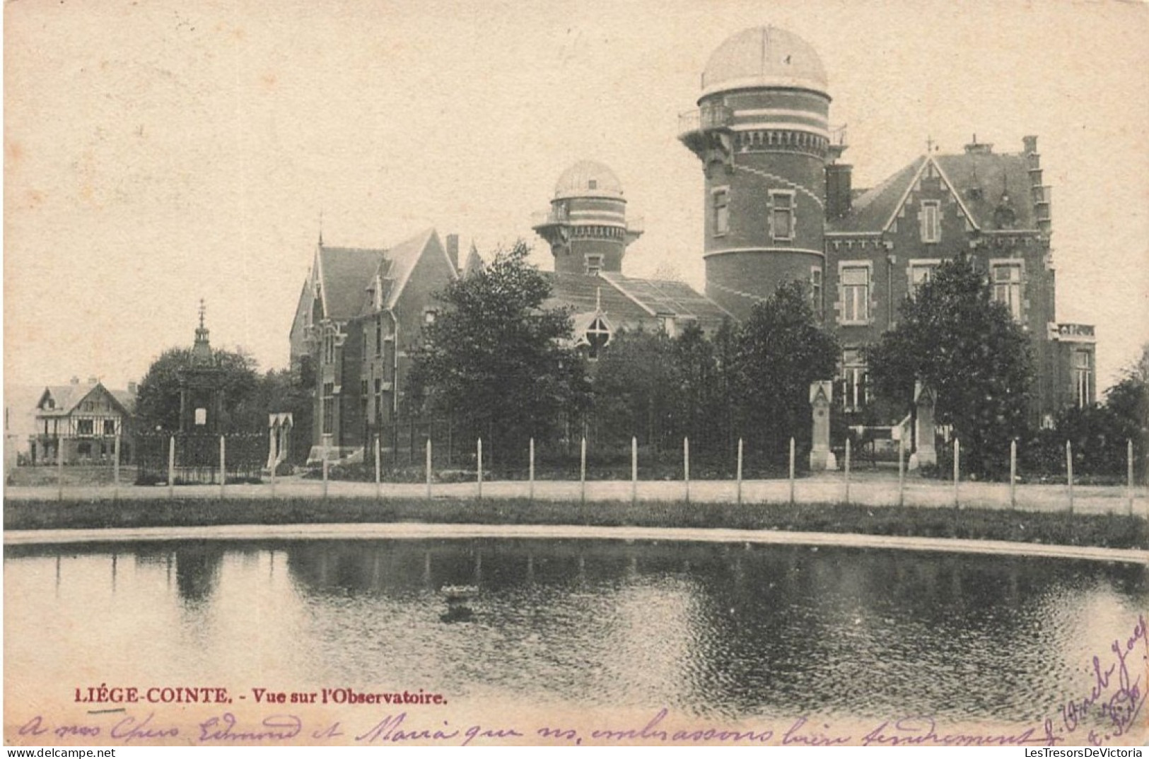 BELGIQUE - Liège - Cointe - Vue Sur L'Observatoire - Dos Non Divisé - Carte Postale Ancienne - Liège