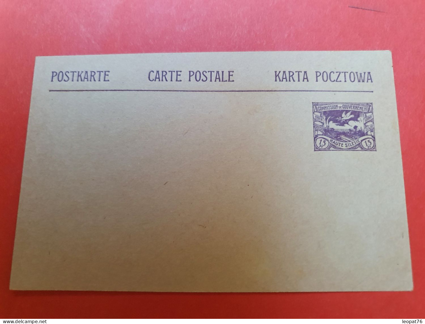 Silésie - Entier Postal Non Circulé - D 208 - Silésie