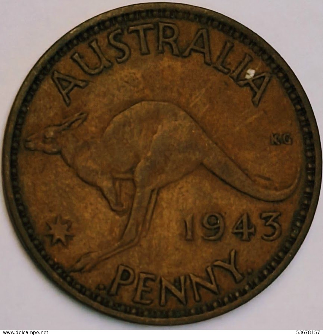 Australia - Penny 1943 I, KM# 36 (#2779) - Penny