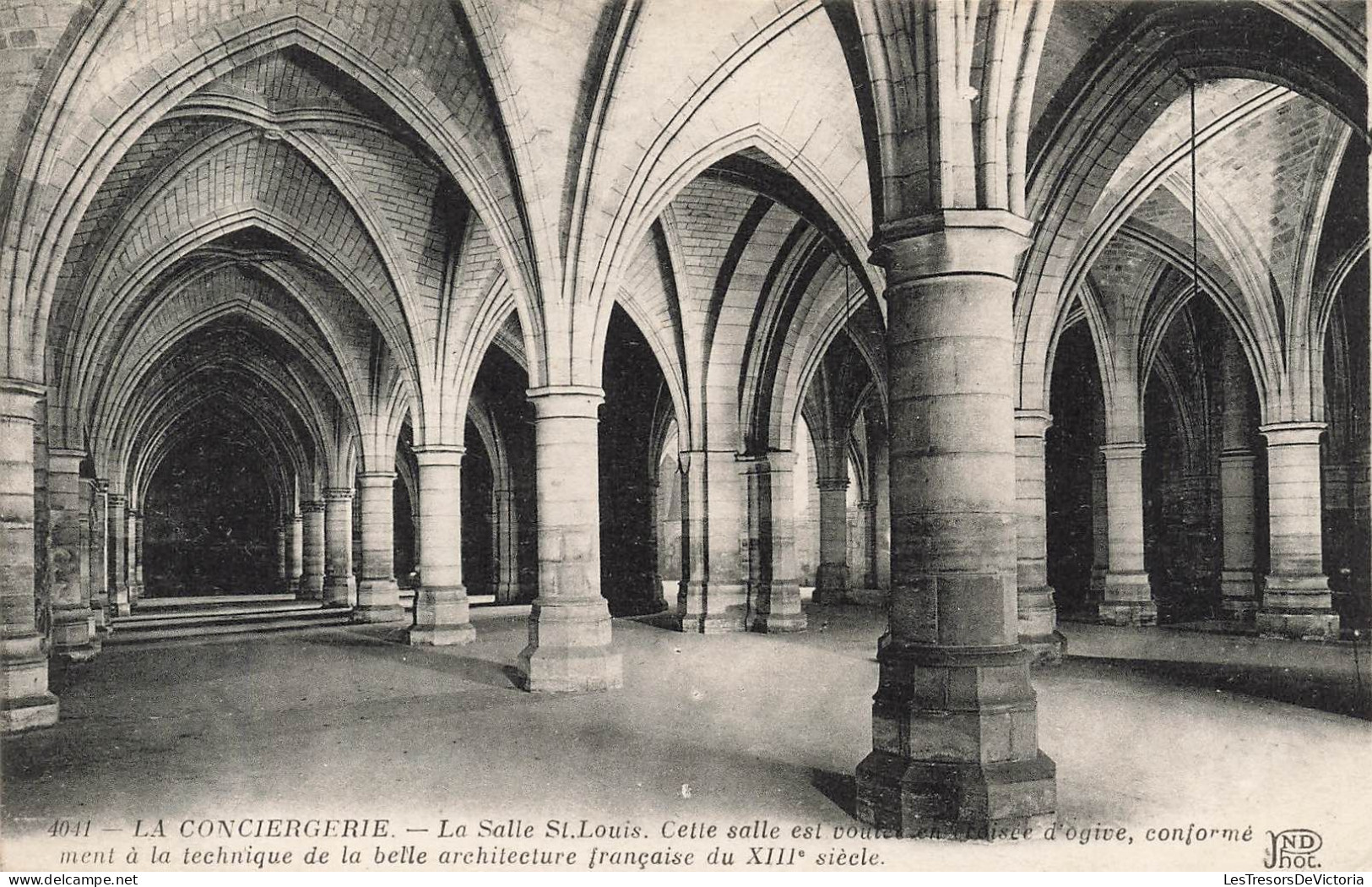 BÂTIMENTS ET ARCHITECTURE -  La Conciergerie - La Salle De Saint Louis - Carte Postale Ancienne - Andere & Zonder Classificatie