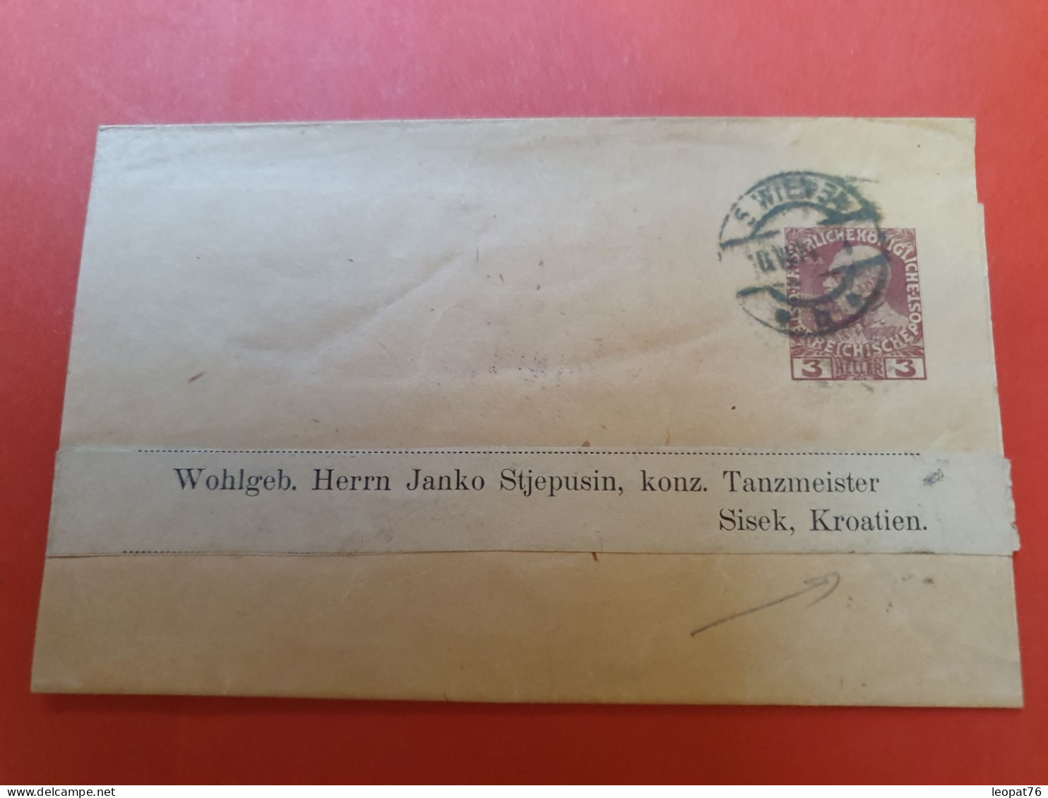 Autriche - Entier Postal De Wien Pour La Croatie - D 210 - Striscie Per Giornali